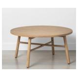 Hearth & Hand Wood Round Coffee Table 31.5 x 31.5