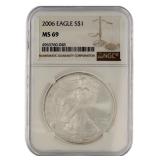 2006 MS69 American Silver Eagle