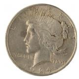 1924 Peace Silver Dollar