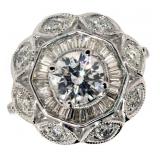 14k Gold 1.79 ct Brilliant VS2 Lab Diamond Ring