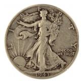 1943 Walking Liberty Half Dollar