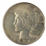 1934 Philadelphia Peace Silver Dollar