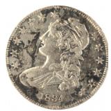 1834 Capped Bust Half Dollar