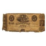 Bank of Clinton $5.00 Certificate