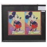 Double Mickey Mouse Giclee by Andy Warhol