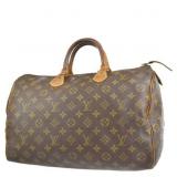 Louis Vuitton Speedy 35 Travel Hand Bag Brown
