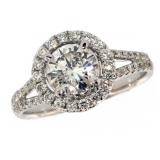 14k Gold 1.41 ct Round Brilliant Diamond Ring