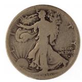 1916 D - Walking Liberty Half Dollar