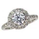 14k Gold 1.76 ct Brilliant VS2 Lab Diamond Ring