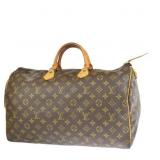 Louis Vuitton Speedy 40 Travel Hand Bag Brown
