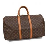Louis Vuitton Keepall Bandouliere 50 Boston Bag