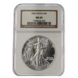 1987 MS69 American Silver Eagle