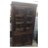Antique Flat Wall Cabinet