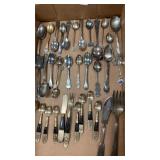 Estate Flat of Collector Silverware