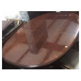 (7) PCS Estate Cherry Table And Chairs With Leaf