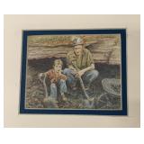 (4) Coal Mining Prints