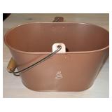 Grove Co. Rose Toned Metal Basket
