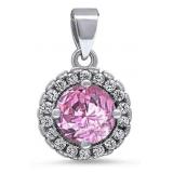 Gorgeous 2.00 ct Pink Sapphire Solitaire Pendant