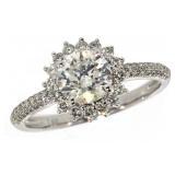 14k Gold 1.40 ct Round Brilliant Diamond Ring