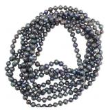 Genuine 96" Tahitian Cultured Pearl Necklace