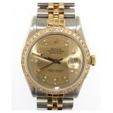 Oyster Perpetual Datejust 36 Rolex Watch w/Diamond