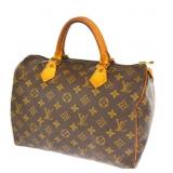 Louis Vuitton Speedy 30 Travel Hand Bag Brown