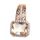 Quality 4.55 ct Morganite Designer Pendant