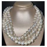 Genuine 7 mm 98" Freshwater Pearl Necklace