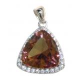 Trillion 6.55 ct Zultanite Color Change Pendant