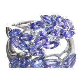 Natural 1.66 ct Tanzanite Designer Ring