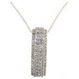 10kt Gold 2/3 ct Brilliant Diamond Necklace