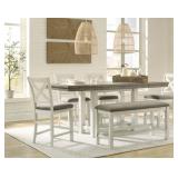 Ashley 6pc D784 Brewgan Counter Height Table Set