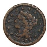 1847 Large Copper Cent