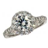 14k Gold 2.01 ct Brilliant VS1 Lab Diamond Ring