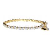 Elegant Diamond Accent Tennis Bracelet