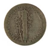 1927 S - Mercury Silver Dime