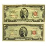 1953 Red Seal $2.00 Certificate