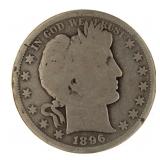 1896 San Francisco Barber Half Dollar