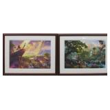 JUNGLE BOOK/ THE LION KING GICLEE BY T KINKADE