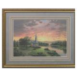 SUNRISE CHAPEL GICLEE BY THOMAS KINKADE