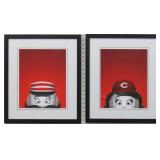 CINCINNATI REDS MINIMALIST MASCOTS I/ II