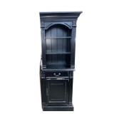 Estate Black Cabinet (Needs 1 Shelf)