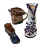 Carnival Shoe, China Boot & Royal Doulton-Drake