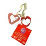 (12) Sets of (3) Wilton Valentine Cookie Cutters