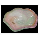 Murano Style Italian Glass Bowl