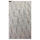 Estate White Chenille Bedsoread
