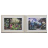 SLEEPING BEAUTY/ CINDERELLA GICLEE BY T KINKADE