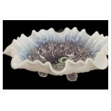 Opalescent Footed Bowl