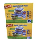 (2) 15 Pc Lunch Variety Packs