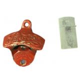 Vintage Pepsi Bottle Opener & Zippo Lighter